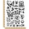 Bugs Insects Arachnids Butterflies Temporary Tattoo Water Resistant Fake Body Art Set Collection